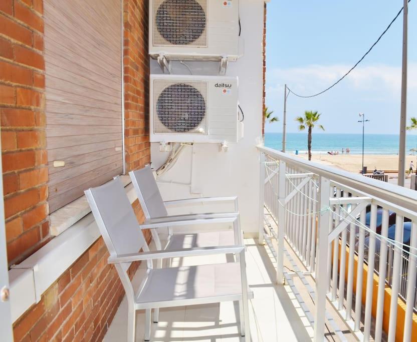 Beach Papa Luna Apartment Peniscola Bagian luar foto